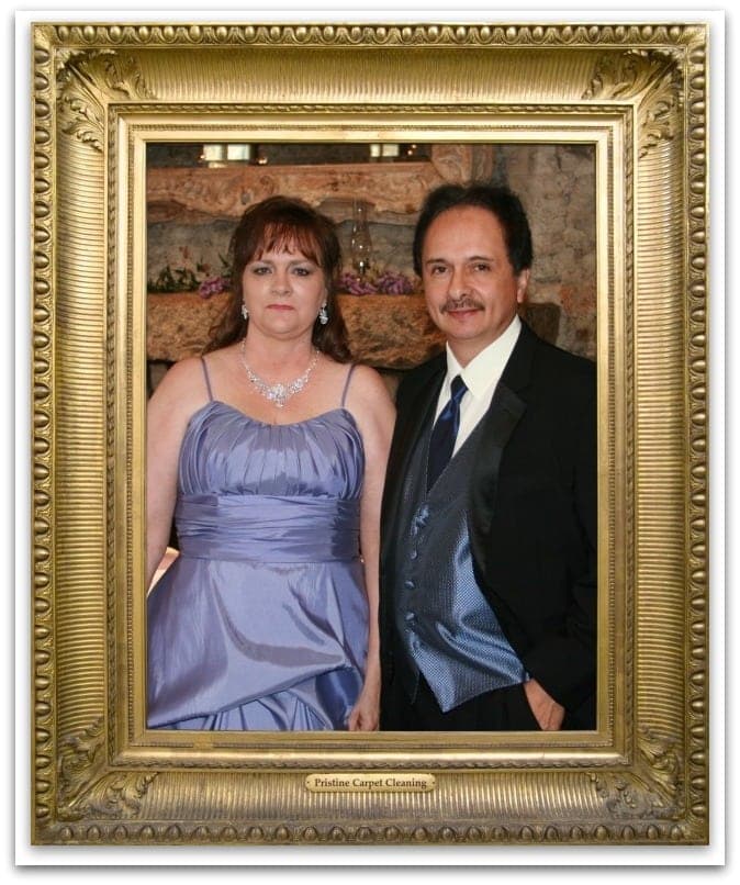 The owners of Pristine Carpet Cleaning